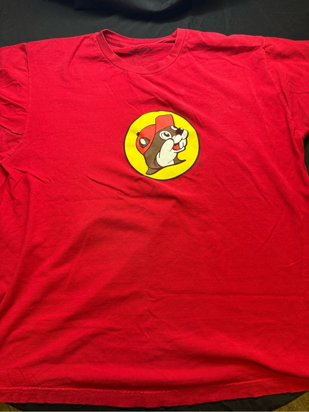 Red Buc-res Beaver Logo T-Shirt - Casual Tee (XL)